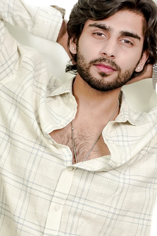 Mens Blue checked cotton Casual Shirt